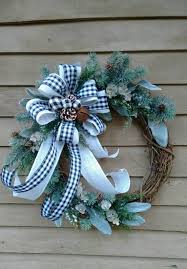 Black And White Buffalo Plaid Christmas Wreath Black White Buffalo Check And Gingham Designs Are Everywhere This Christmas Season Welcome Your Family And Guests With This Popular Styled W Christmas Wreaths