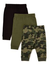 Garanimals Baby Boy Fleece Pants Multipack Set 3 Piece Sizes 6 9m 24m Walmart Com