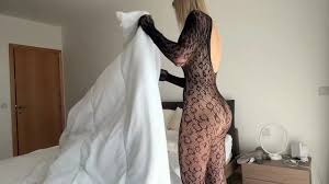 Transparent Cleaning With No Bra Or Panties On | Alina 6:09 Nips But Use  .25x, 5:03 She Goes Under Covers And Wiggles Around For A While - YTboob