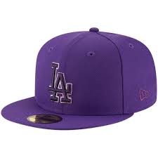 Los Angeles Dodgers New Era League Pop 59fifty Fitted Hat Purple Fitted Hats Mlb Apparel New Era