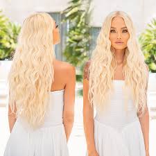 4.0 out of 5 stars 1,200. Beach Blonde 613 Beach Wave Clip In Glam Seamless Hair Extensions
