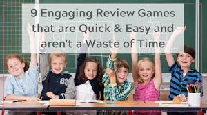 Each student then whispers what they heard to the next student until these 11 activities are ideal for young learners in the esl classroom and are also handy to know when you have some spare time in your lessons. 9 Engaging Review Games That Are Quick Easy And Aren T A Waste Of Time Teach Smart With Me