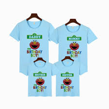 Antara cetakan yang agak mencabar ialah bila kami 2 kaler print…merah & putih. Elmo Face Family Matching Clothes T Shirt Mommy And Me Short Sleeve T Shirt Sesame Street Birthday Boy T Shirt Boys Clothes Matching Family Outfits Aliexpress