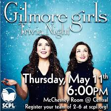 You can use this swimming information to make your own swimming trivia questions. Creative Library Programs Gilmore Girls Trivia Night