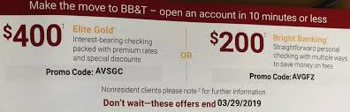 Currently, bb&t is offering a $200 bonus when you open a checking account and meet all the requirements. Expired Bb T 400 Checking Bonus Ymmv Al Dc Fl Ga In Ky Md Nc Nj Oh Pa Sc Tn Tx Va Wv Doctor Of Credit