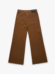 Brooklyn Industries Women's Carpenter Pants in Light Brown Cord