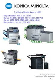 After you complete your download, move on to step 2. Konica Minolta Bizhub C258 Installation Manual