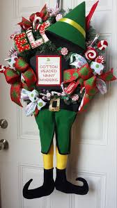 Buddy The Elf Christmas Wreath Etsy Elf Christmas Decorations Office Christmas Decorations Office Christmas Gifts