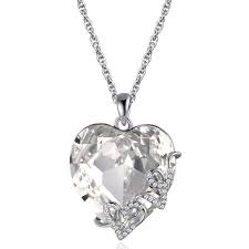 Birth Month Flower Necklace Amazon Amazon Com Lelekiss Women S Love Filigree Swarovski Elements Ruby 35 Liked On Pol Crystal Necklace Pendant Blue Pendant Necklace Crystal Heart Pendant