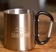 Saarkind Edelstahl Becher mit Karabiner
