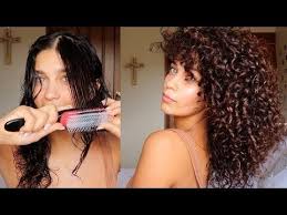 128 How To Define Curls With The Denman Brush Defined Curly Hair Routine Hack Jayme Jo Youtube Curly Hair Treatment Curly Hair Tips Curly Hair Styles