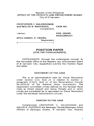 The brain drain of health care workers. Position Paper Pleb Elsalvador Dalondonan Assault Intimidation