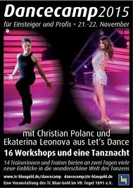 In der tanzschule backhausen lernten fast 30 jahren leute das tanzen. Dance Camp Berlin Mit Christian Polanc Und Ekaterina Leonova 21 22 11 2015