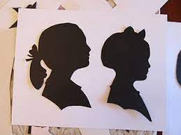 Cottage Hill Making And Enhancing Children S Silhouettes Crafts With Pictures Kids Silhouette Silhouette Gifts