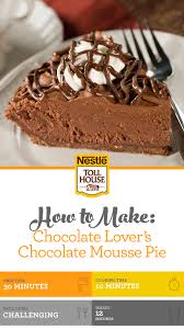 Chocolate Lover S Chocolate Mousse Pie Recipe Chocolate Mousse Pie Low Carb Recipes Dessert Desserts