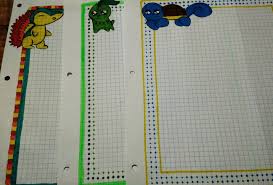Estas son las dimensiones normativas para cualquier letra adulta. Margenes Kawaii Para Tus Cuadernos Pokemon Go Facil Y Rapido