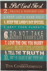 10 Commandments For Teens 10 Commandments Praise And Worship God First