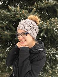 Created in loops and thread this messy bun hat is perfect. Knit Hat With Bun Hole A Pictures Of Hole 2018