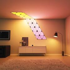 Colour changing dimmable panel light ideal for creating a unique atmosphere. 27 Clever Products That Look Like They Re From The Future Nanoleaf Aurora Light Panels Beautiful Wall Lighting