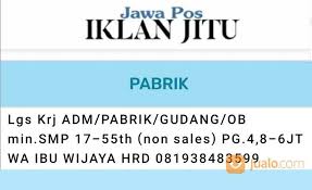Pabrik rak supermarket di surabaya. 24 Loker Pabrik Surabaya Surabaya Jualo