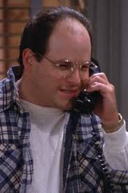 In this scene, my co-star… is George Costanza and he plays an airline pilot  who's just returned from Rome and I'm about to show him how much I've  missed him 😉😉