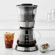 A vacuum coffee maker brews coffee using two chambers where vapor pressure and gravity produce coffee. Cuisinart Automatic Cold Brew Coffee Maker With Glass Carafe Williams Sonoma
