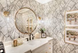 We offer a variety of kitchen and bathroom wallpaper. Palm Leaf Wallpaper Bathroom By Designer Nicki Pasqualone Sponsored By Walls Republic Palm Leaf Wallpaper Bathroom Wallpaper Leaf Wallpaper