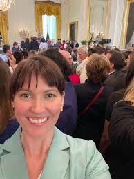 It was the honor of a lifetime to visit the White House today to attend a  celebration of Women's History Month with President Joe Biden, Dr.