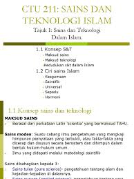 Program anjuran akademi tamadun islam, utm, p. Nota Ctu 211 Sejarah Sains Dan Teknologi Islam