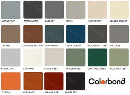 custom orb colour chart resene paint colour matches to colorbond