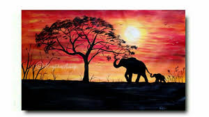 Anyone can paint this easy sunset using gouache, watercolor or. Step By Step Acrylic Painting Easy Sunset Sunset Painting Tutorial Youtube