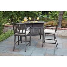 Lokatse home bar height bistro patio table set 3 piece high top with swivel chair outdoor furniture suitable for yard backyard and garden, 3 pcs, khaki. 35 Ideas For Design Outdoor Bar Sets For Home Hausratversicherungkosten Info