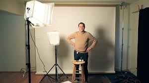 In home photography studio backdrop and stand. 6 Tips For Setting Up A Home Or Office Studio Photography Lighting Tutorial Youtube