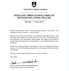 Timbalan naib canselor (jaringan industri dan masyarakat) 5. Pekeliling Unit Pengurusan Kolej Uitm Cawangan Sabah Facebook