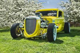 Classic Car Spring Art Print by Lindley Johnson