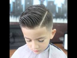 The haircut can be classified as a short layered style with blocked off the perimeter. Short Hair Style For Boys Youtube