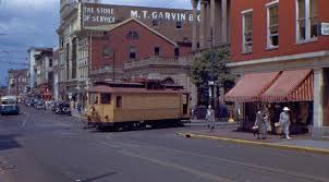 Conestoga Traction Co Work Car 30 Turning Onto East King Street From North Duke Street Judging By The Lancaster County Pennsylvania Melbourne Tram Lancaster