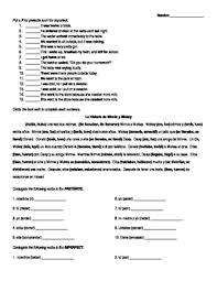 Welcome to grammar graded practice. Spanish Preterite Vs Imperfect Worksheet Bundle By Senorita Piscina
