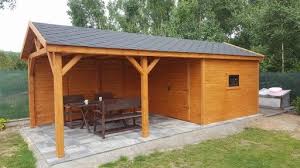 Domek Letniskowy 2w1 Altana Wiata Altanki 3x5m In 2020 Backyard Storage Backyard Outdoor Structures