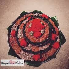 2 Tiered Paan Cake Stole The Show At My Recent Cinipaan Cinifan Engagementparty Bengaliwedding Asianwe Wedding Gifts Packaging Wedding Hamper Gift Hampers
