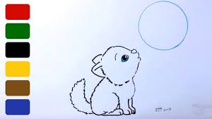 April 9, 2021 · drawings. How To Draw A Wolf Cub Howling At The Moon Youtube