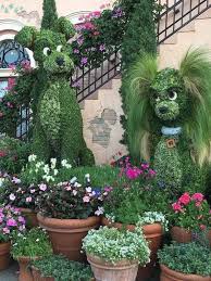 Lady And The Tramp Beautiful Gardens Garden Art Topiary Garden