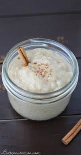 Arborio Rice Pudding With Coconut Milk Butter Nutrition Recipe Arborio Rice Pudding Food Coconut Milk Rice Pudding