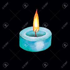 Hier findest du super preise und kannst richtig viel geld sparen. Watercolor Illustration Of A Lighted Candle In Light Blue Isolated Stock Photo Picture And Royalty Free Image Image 94529497
