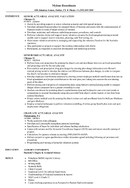 Learn the best writing tips with our guide. Analyst Actuarial Resume Samples Velvet Jobs