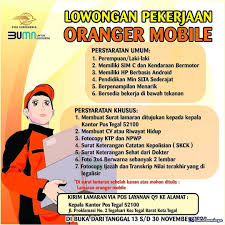 Pasang lowongan 📧 lokerbanjarnegaraa@gmail.com 📩 085867384970 (wa) untuk regional barlingmascakeb visit👇👇👇 lokerbanjarnegaraa.com. Lowongan Kerja Sebagai Oranger Mobile Februari 2021