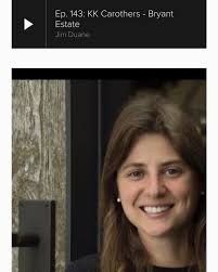 New podcast up today featuringK KK Carothers from Bryant Estate. #winemaking