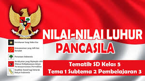 We did not find results for: Nilai Nilai Luhur Pancasila Kelas 5 Tema 1 Subtema 2 Pembelajaran 3 Youtube