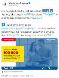 Co roku podatnicy mają obowiązek złożenia w urzędzie skarbowym, właściwym dla rozliczenia podatkowego należy dokonać na formularzu pit właściwym ze względu na rodzaj. Pierwsze 100 Tys Pit Ow W Awaryjnej Usludze Twoj E Pit Pit Pl