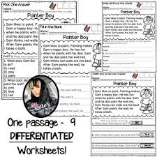 Some of the worksheets for this concept are reading comprehension practice test, introduction, composition reading comprehension, reading comprehension, english language arts reading comprehension. First Grade Reading Comprehension Worksheets Differentiated Painter Boy